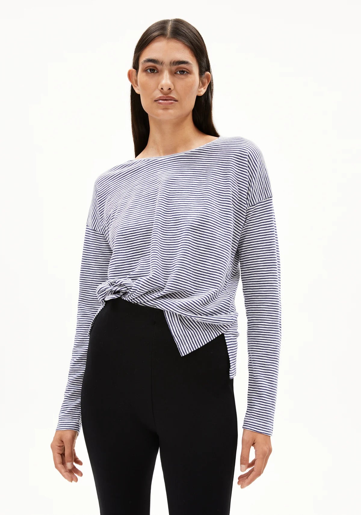 Longsleeve XIANAA | oatmilk-blue