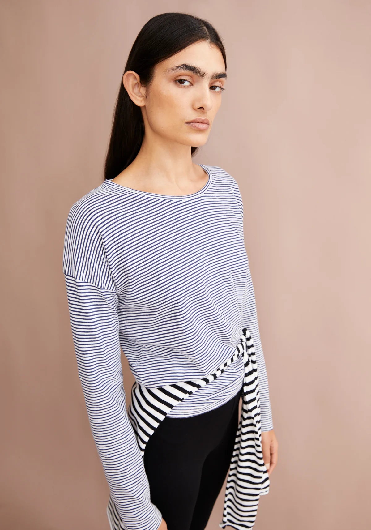 Longsleeve XIANAA | oatmilk-blue