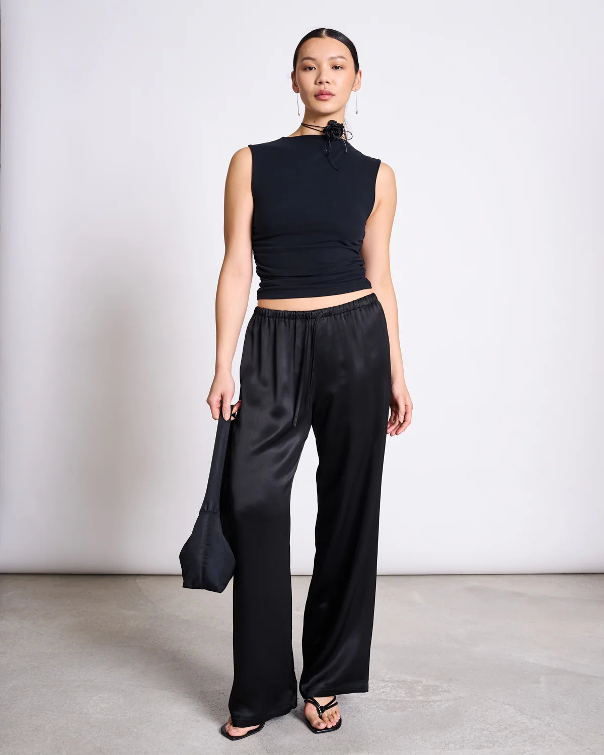 Silky Pants FRIS black