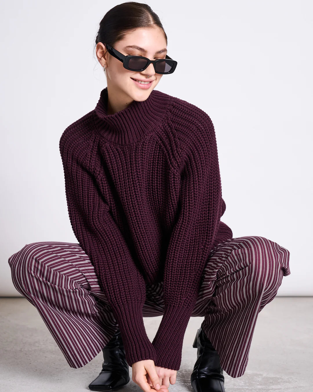 Jumper OLA cherry lacquer