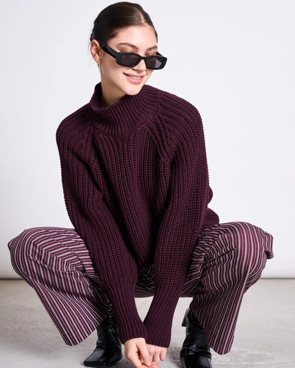 Jumper OLA cherry lacquer