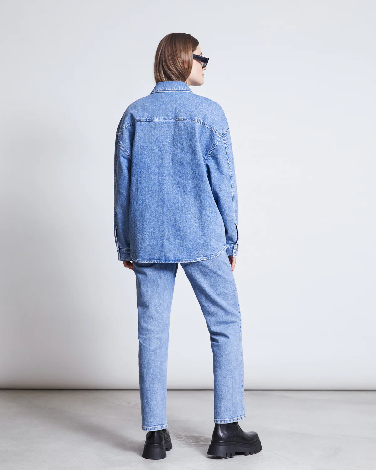 Denim Shirt SOLACE light blue