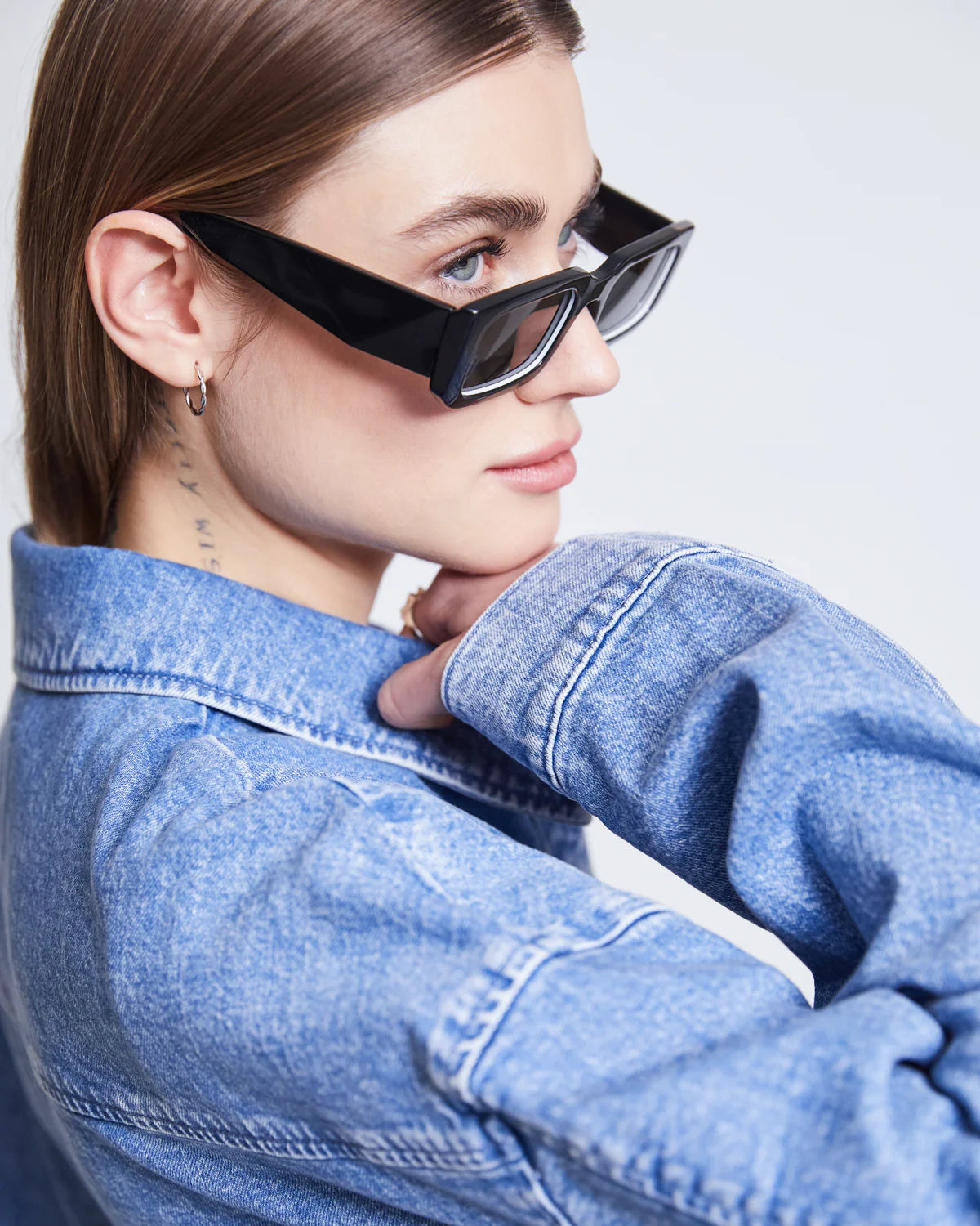 Denim Shirt SOLACE light blue