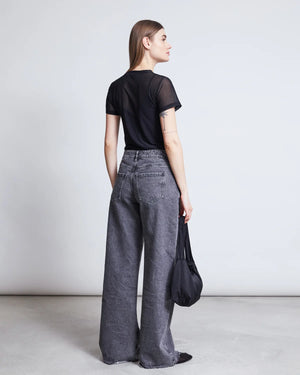 Wide Leg Jeans SUNNY light grey