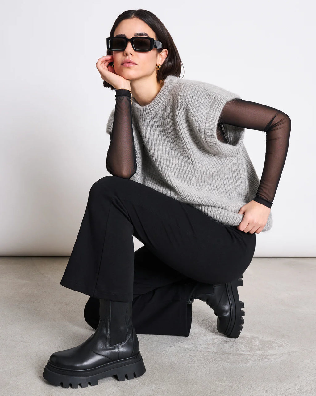 Slipover THANDA lightgrey
