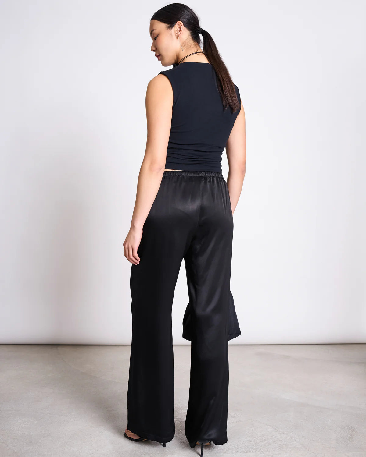 Silky Pants FRIS black