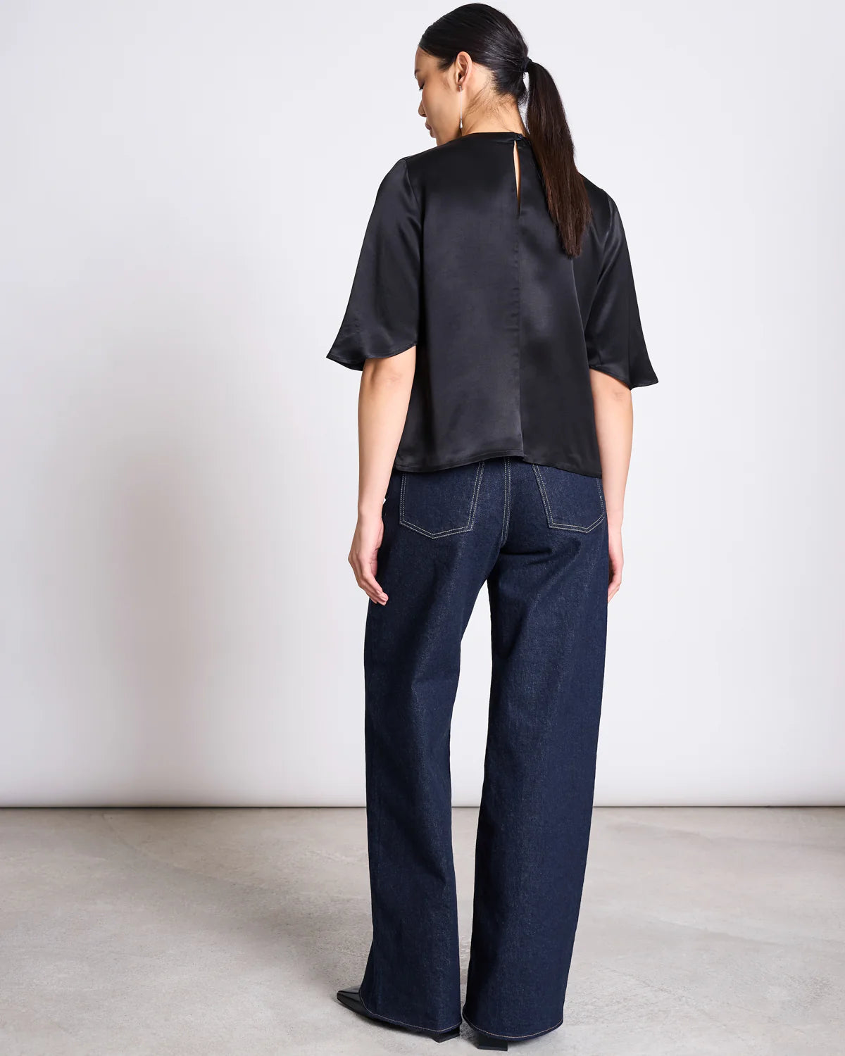 Silky Shirt NAMORA black