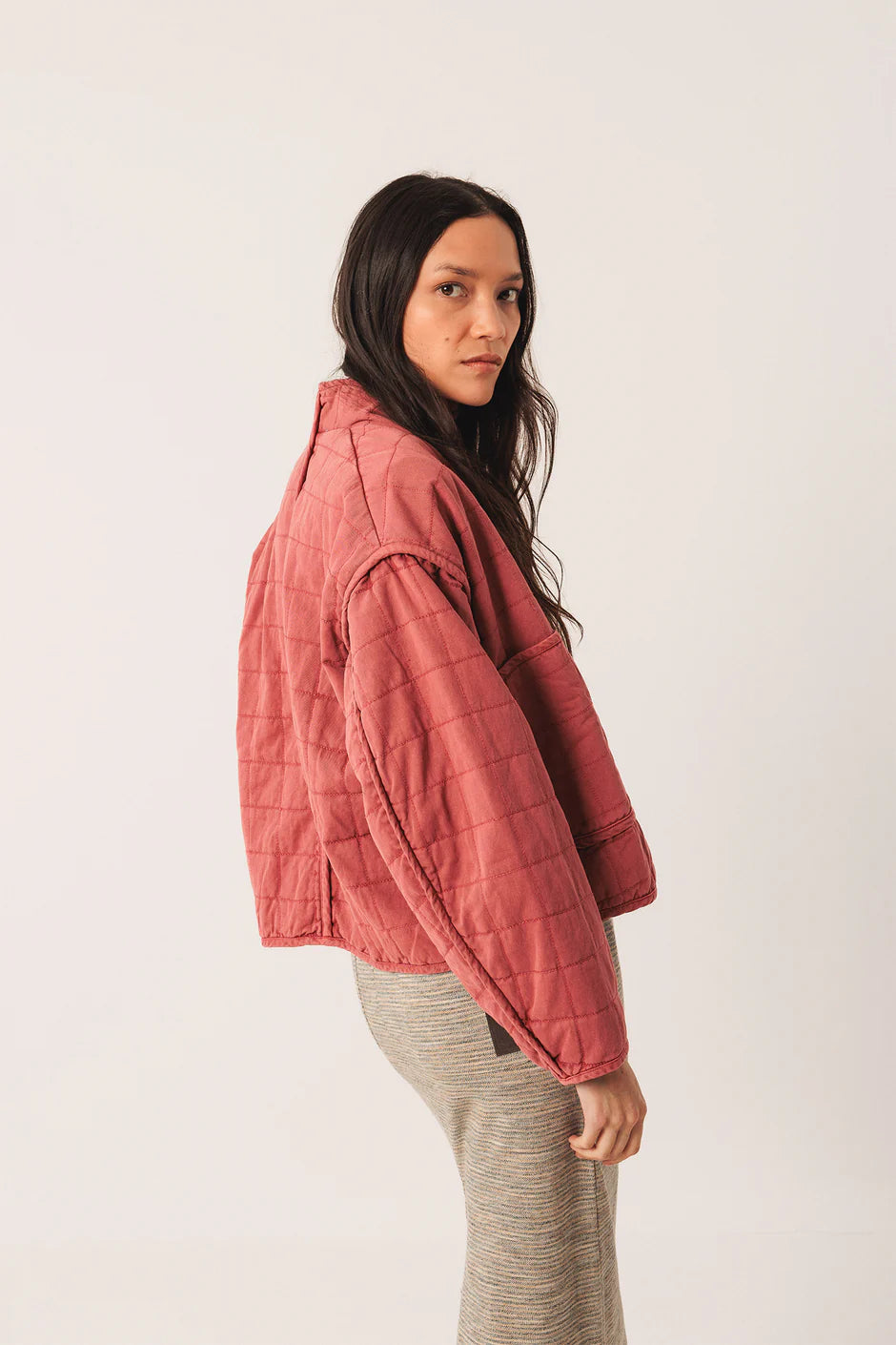 Quilted Kimono Jacket