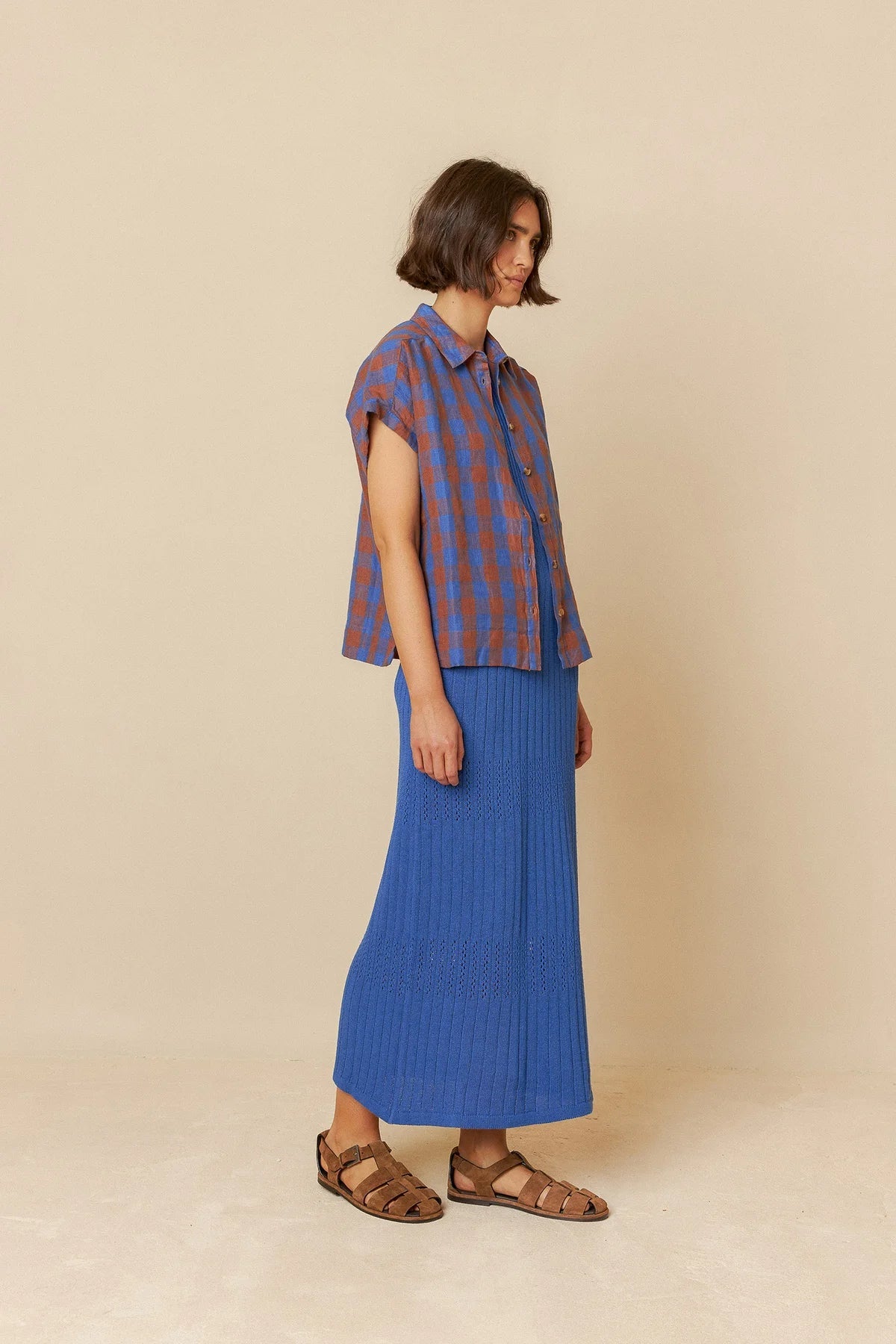 Oversize Vichy Shirt