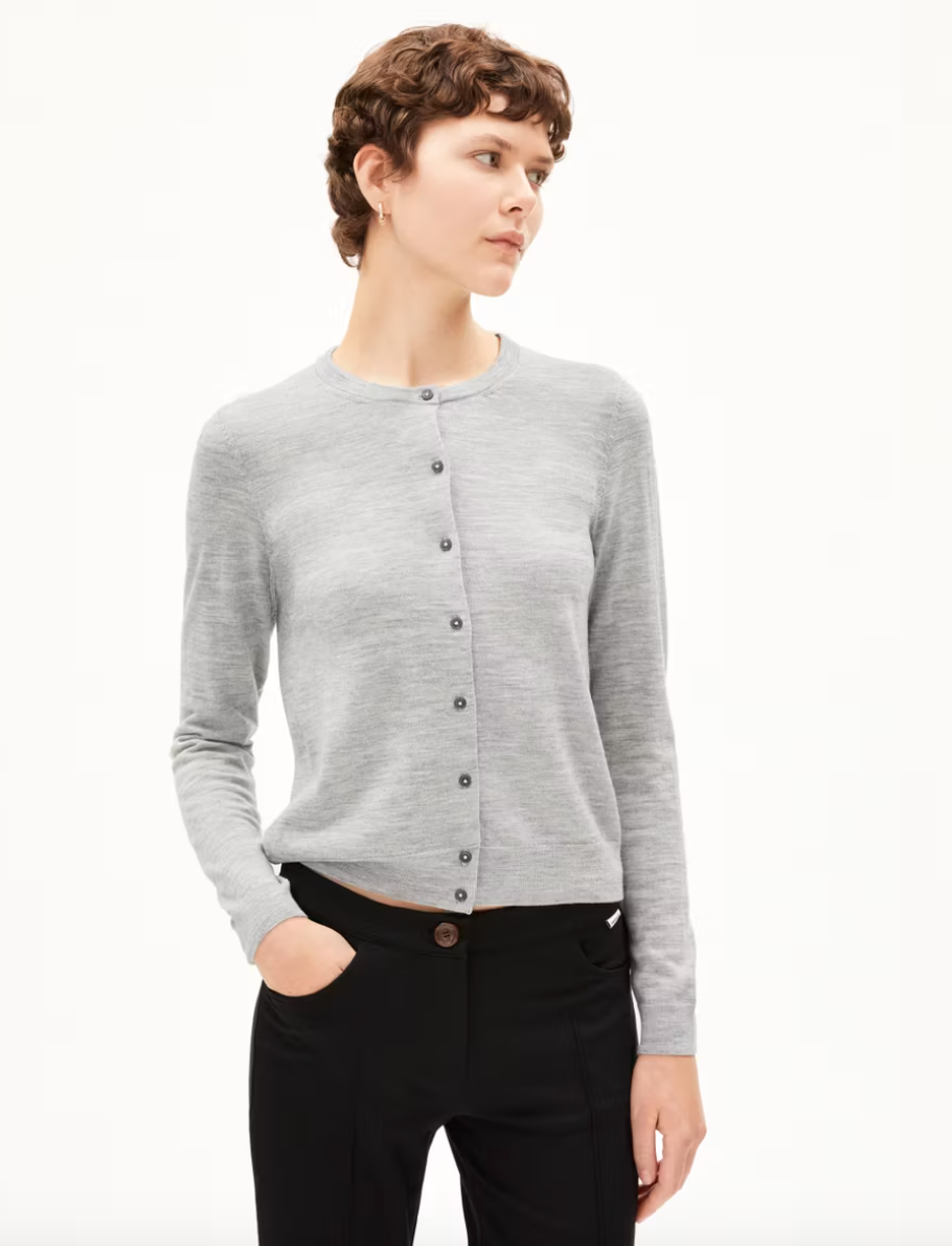 Strickjacke OPHALIAA| light grey