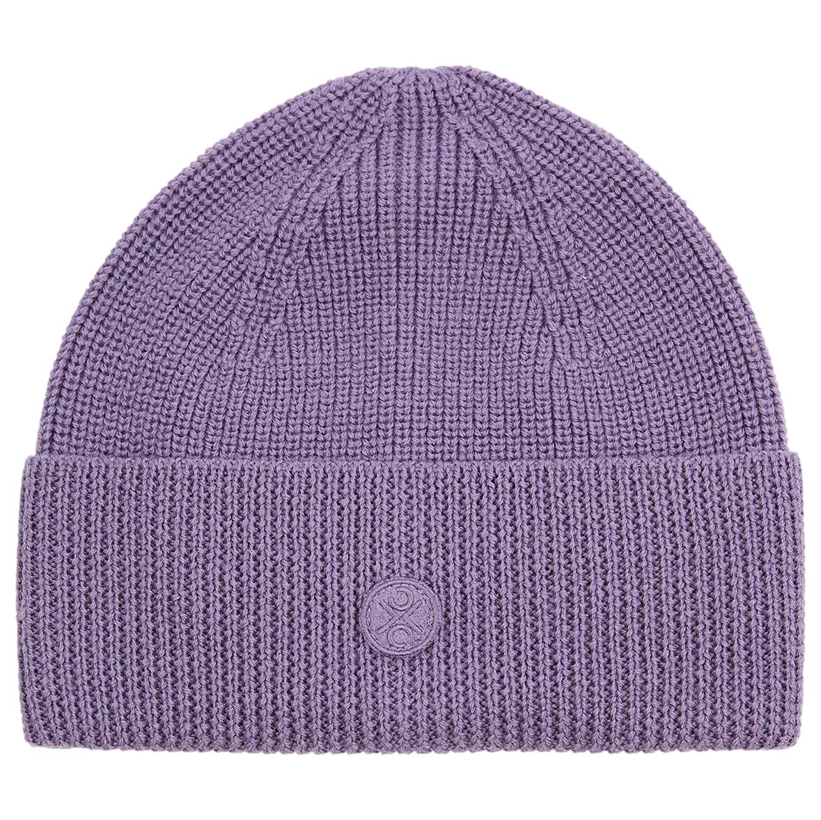 Strickbeanie purple