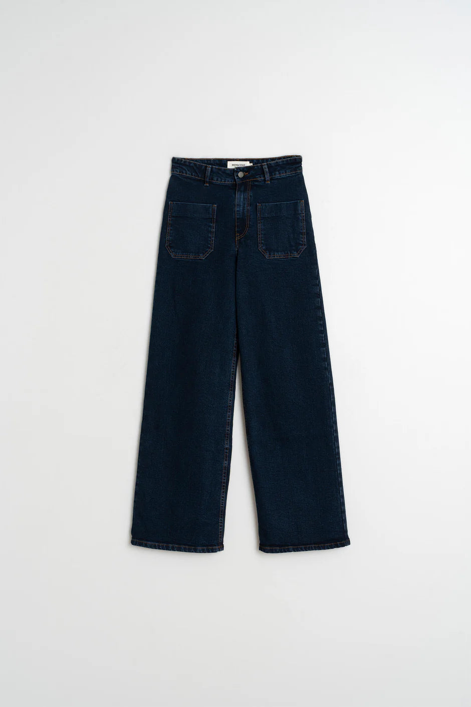 Wide Leg Denim Pants