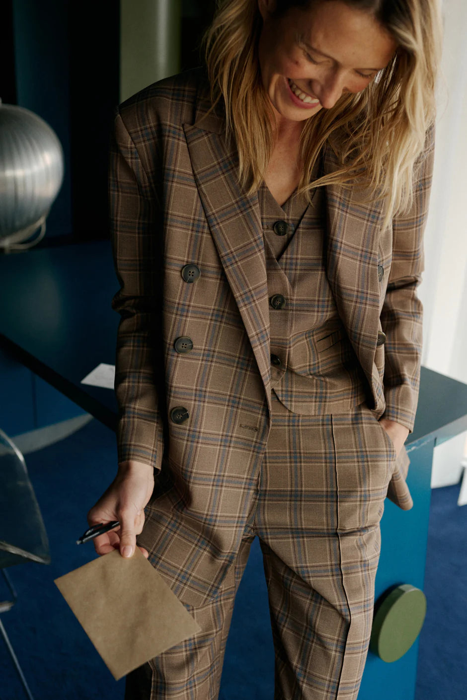 Double-Breasted Blazer