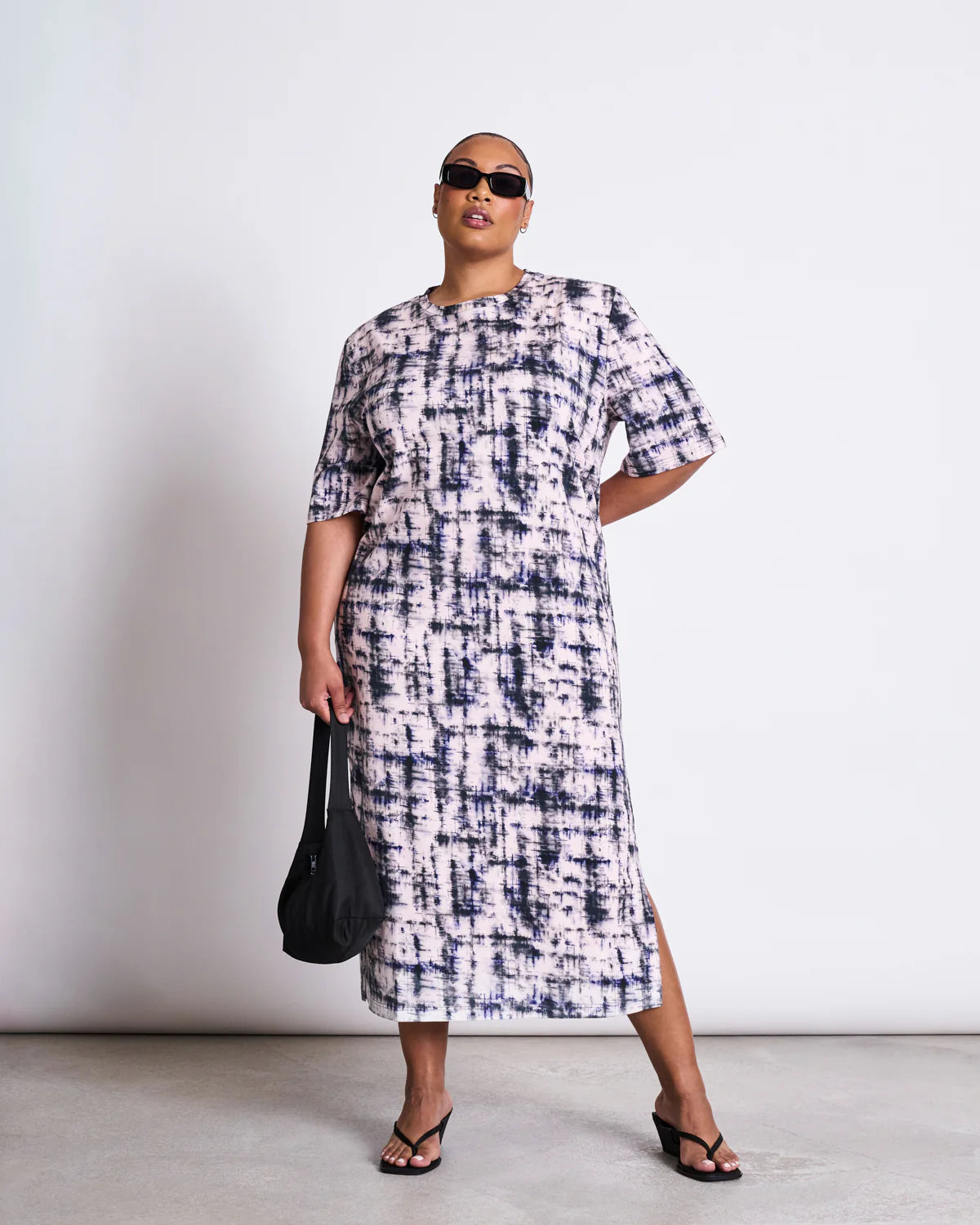 Shirt Dress Crovie melted print