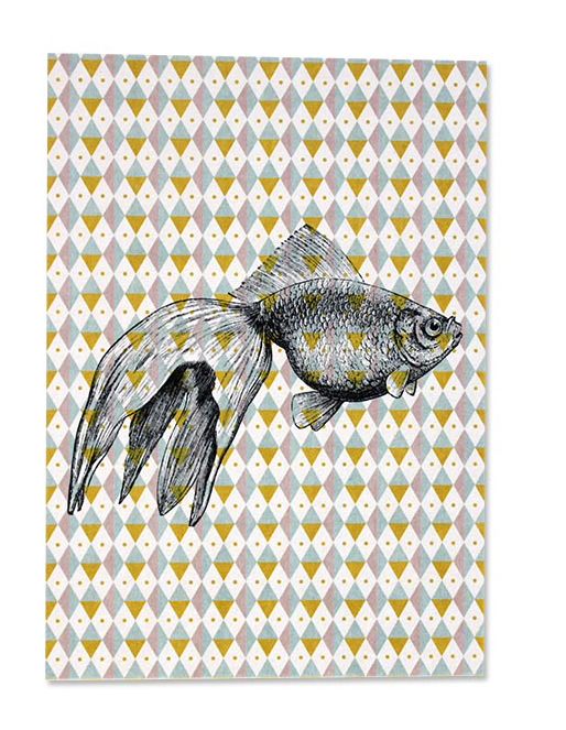 Postkarte Fisch